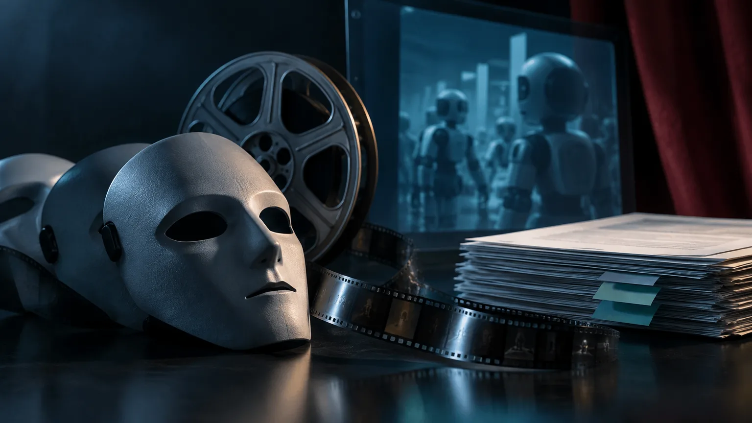 Ilustración editorial sobre Clem Delangue cuestiona la precisión del documental de Netflix sobre el hackeo con agentes de OpenAI